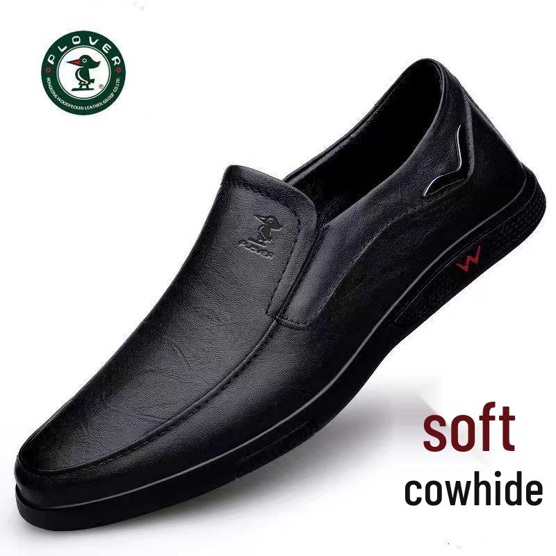 

PLOVER Men s Genuine Cowhide Leather Moccasins – Breathable, Soft Sole, Versatile Casual Shoes for Spring 43