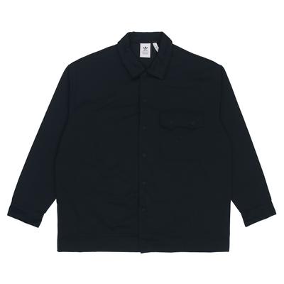 Originals Clover C Twill Fitted Collar Single-Breasted Sports Jacket Men Jackets Black H11365