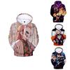 Vibrant Demon Slayer Kimetsu No Yaiba 3d Printed Hoodie Sweatshirt For Casual Wear
