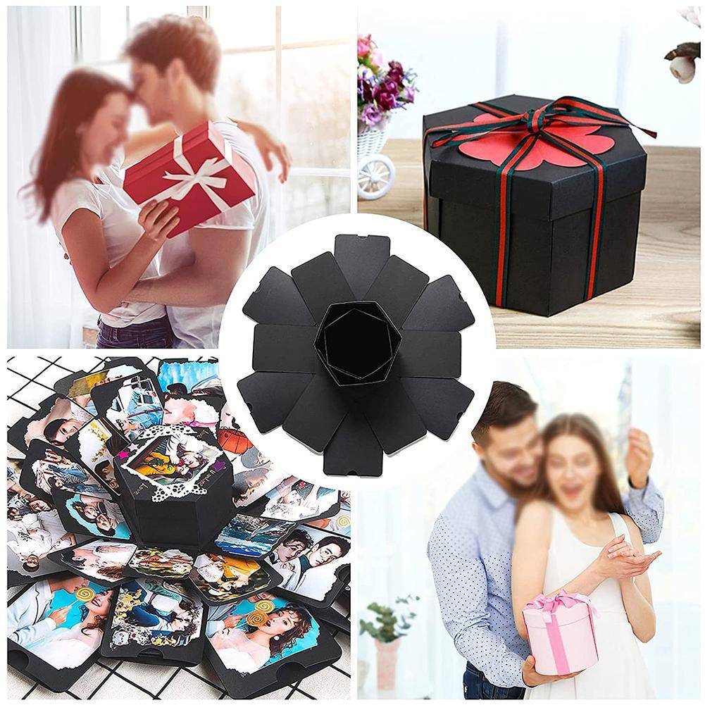 Surprise Explosion Box Love Memory Anniversary Valentine's Day Girl Love Gift DIY Photo Album Birthday Gift Box