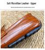 Men's Large Leather Slip-on Loafers: Spring Driving Casual Shoes