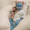 Avatar Style Silicone Baby Doll Realistic Newborn For Collectors And Gift Enthusiasts