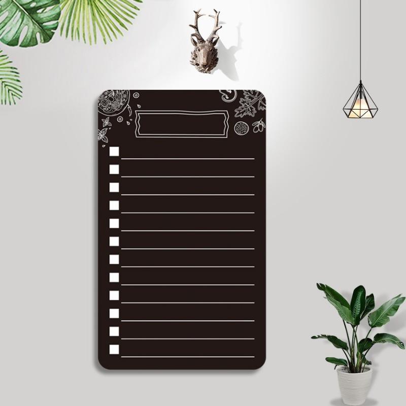 1 ks Smazatelný poznámkový blok Memo poznámky Kuchyňské magnetické samolepky na ledničku