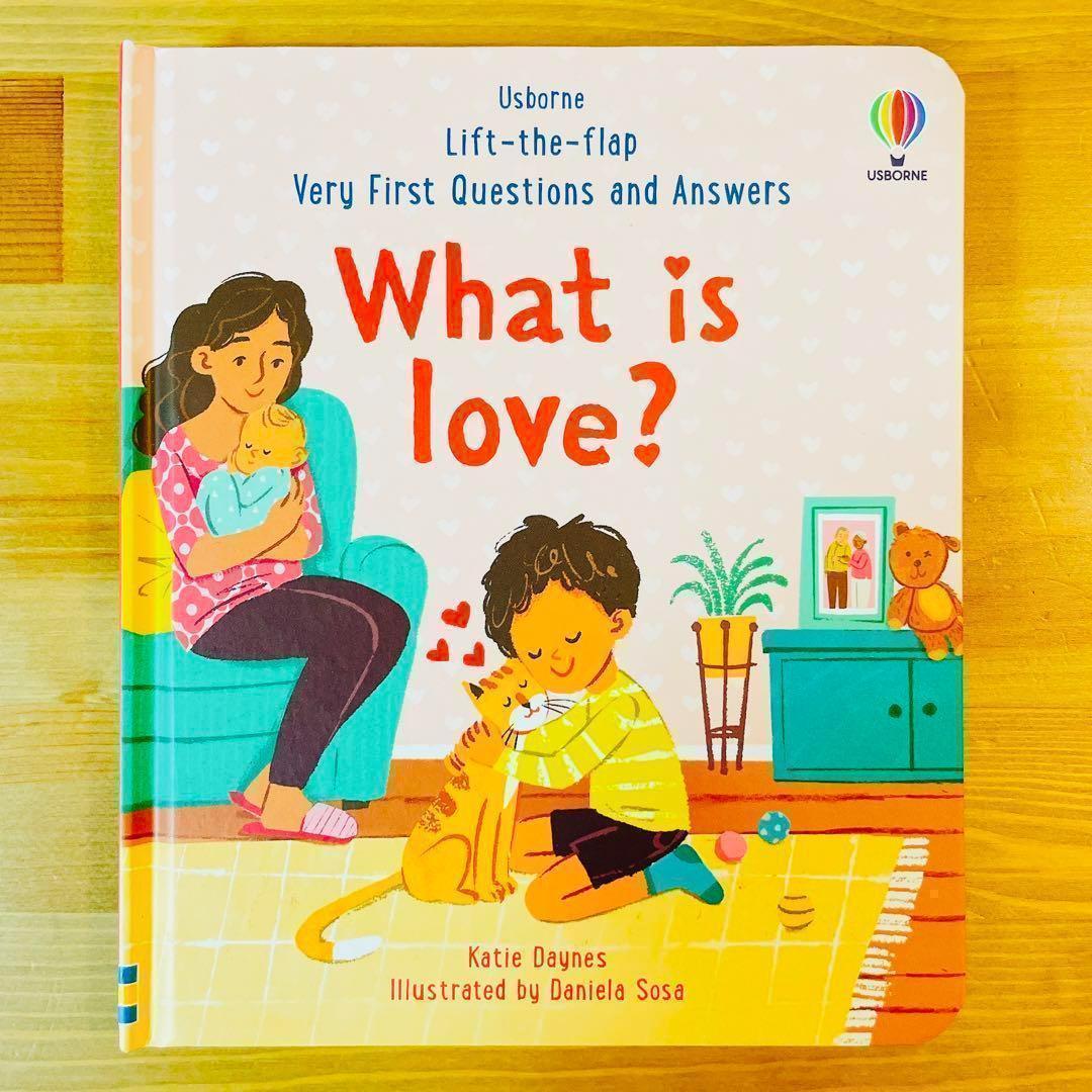 

[USED] Usborne English Picture Book What is love Pop-up Book, Foreign Book, Love
