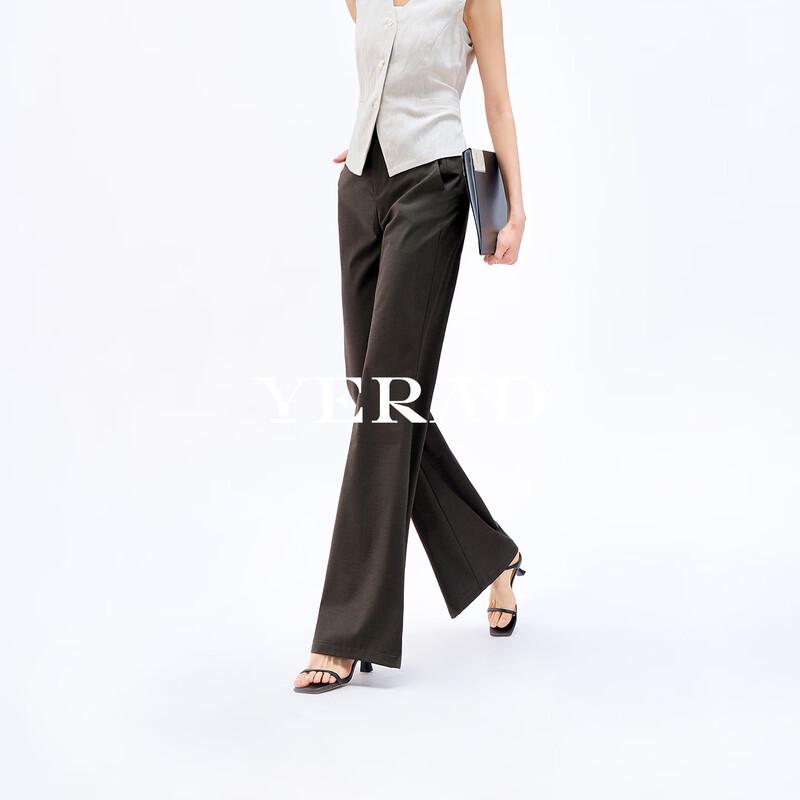 YERAD Women s Slight Flare Dress Pants 27