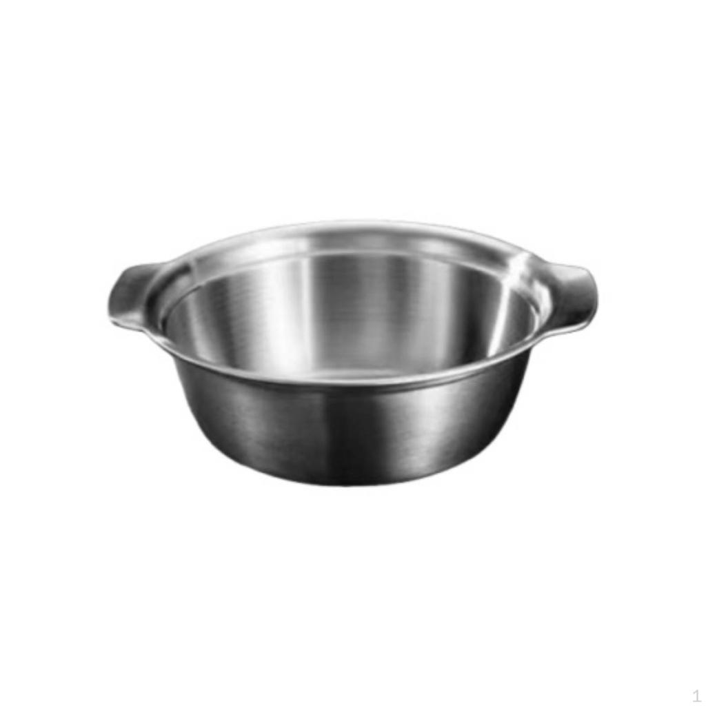 TwingripHandle Stainless Steel Colander | Fast Draining, Perforated Colander, for Food Prep 23CM