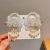 Chinese Style Tassel Hair Accessories for Girls - Hanfu Flower Pendant Headdress & Hair Clips