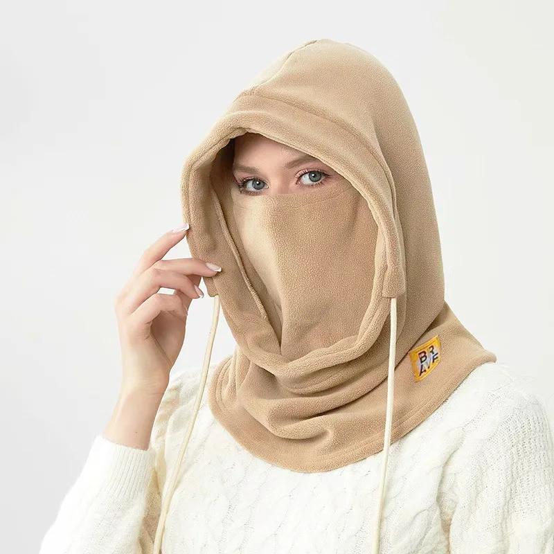 

Теплая зимняя шапка мужская с плюшевой подкладкой бини для активного отдыха вязаная шапка-чулок для велоспорта, кемпинга, холодной погоды