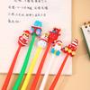 48Pcs Cartoon Christmas Gel Pens Children Gift Elk Snowman Ornamant Christmas Party Favor Gift Pen School Stationery Prize Office Gift Holiday Gift No