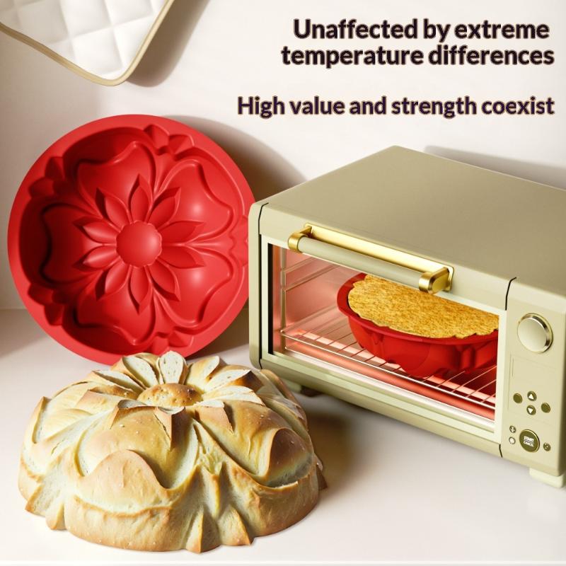 6 Inch Charlotte Cake Pan Silicone Cheesecake Nonstick Round Silicone Baking Mold Cake Molds For Strawberry Shortcake Tart Pie
