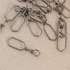 20 Pieces Fishing Reels Swivel Hook Snap Connector 2 # 4 6 8 10