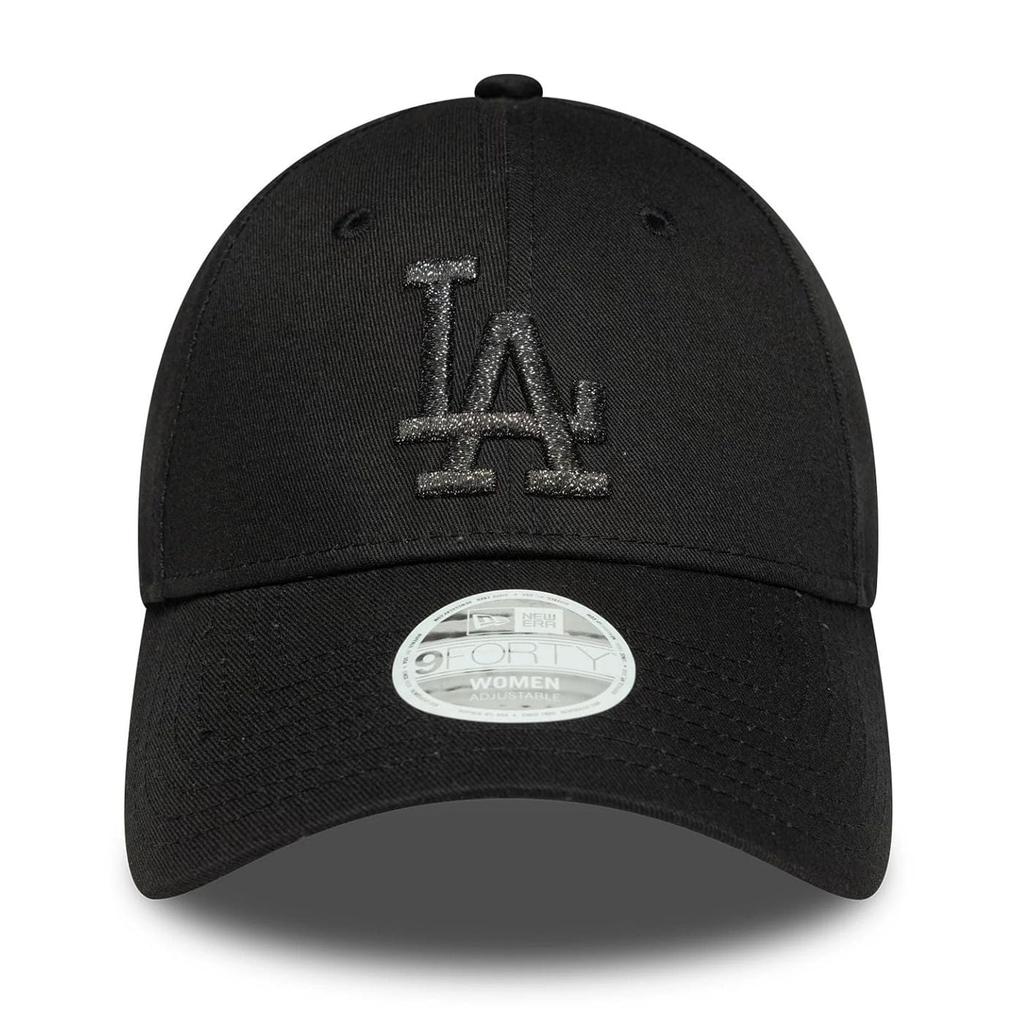 9forty Logo Cap Dodgers Yankees MLB Free LA [New Era] Women's - & (JP, Alphabet, Size, - Black/Metallic Logo) [Item]