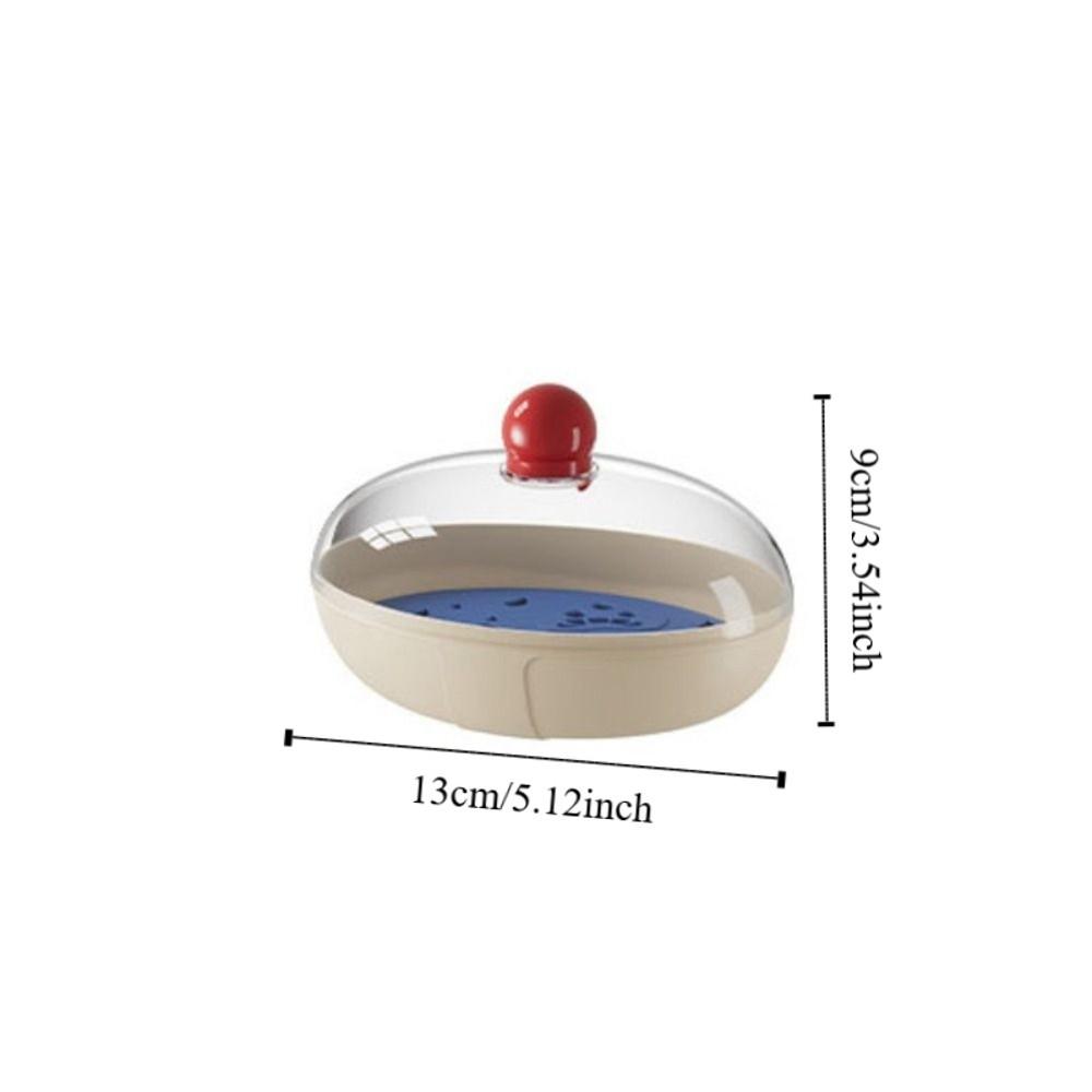 Bathroom Accessories Double-Layer Drain Soap Box Waterproof Plastic Laundry Soap Box Household Dustproof Soap Holder Kitchen