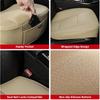 Luxury PU Leather Car Seat Cover Protector Front Car Seat Cover Seat Bottom Cover Single Seat Cover-Compatible With 90% Vehicles (Width 20.8× Deep21