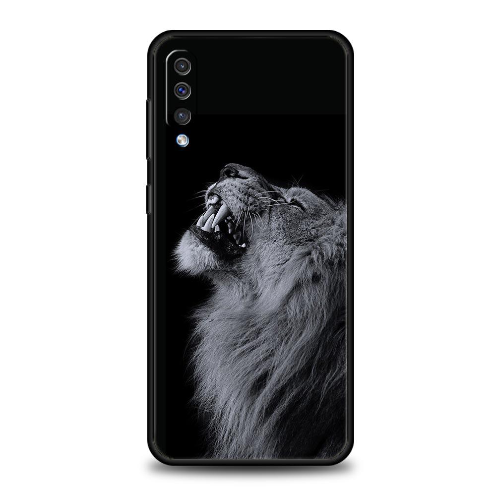 Lion Wild Animals Phone Case For Samsung A54 A52 A24 A14 A50 A72 A70 A30 A40 A20S A20E A02S A12 A22 A34 A42 A32 5G A04s Cover
