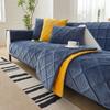 Solid Plaid Sofa Cover for Living Room Slipcover Sofa Couch Protective Cover Towel Anti-Slip Sofa Cushion Cover Mat 1/2/3/4 Seat