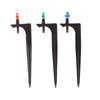 10Pcs 90/180/360 Degree Micro Misting Nozzle 16.5Cm Stake Hose Connector Greenhouse Garden Irrigation Watering Sprinkler