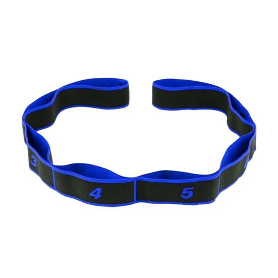 

Yoga Stretching Strap with 8 Loop Pilates Ballet Dance Gymnastics Flexibility Training Elastic Band Women Workout Exercise Physical Therapy Resistance