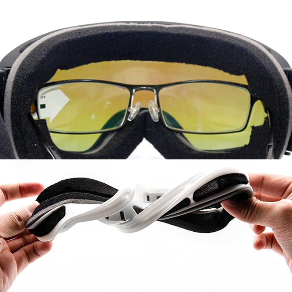 Ski Goggles Rx Prescription Insert Optical Adaptor Flexible Bendable Universal Size Inner Frame Snowboard Goggle