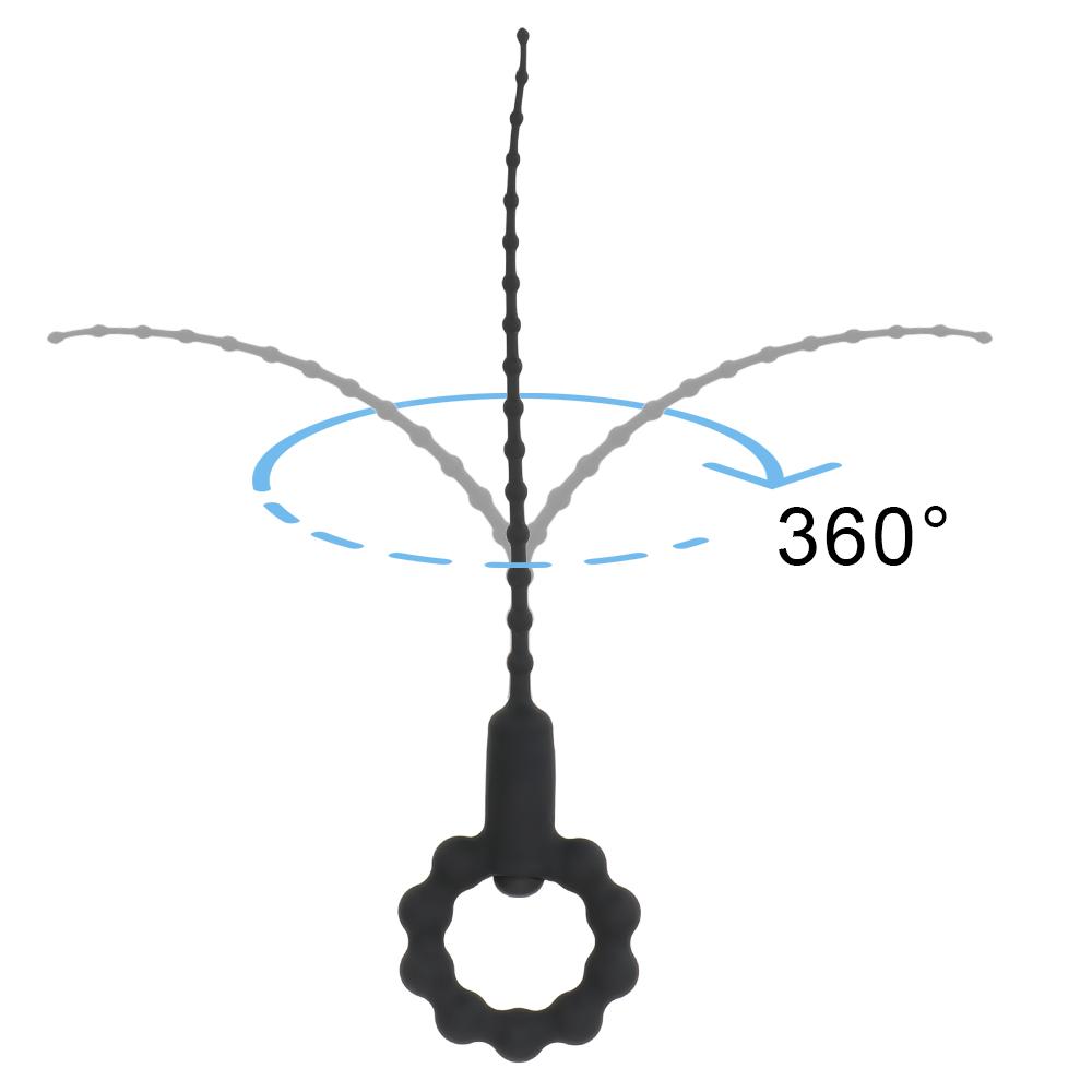 Uretrální vibrátor Silikonový vibrační penisový kolík Uretrální dilatátor Stimulace penisu Masáž Pánský masturbátor Produkt pro dospělé Sexuální hračky