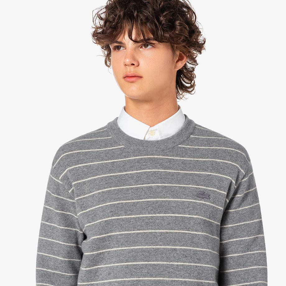 Lacoste Men's Basic Crewneck Pullover AH596E-55NCCA