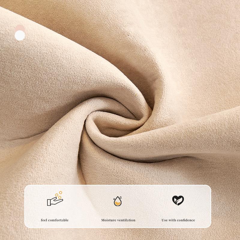 Velvet Skin-Friendly Sofa Cushion Four Seasons Universal Non-Slip Living Room Sofa Set Solid Colour Chenille Thickened Sofa Back