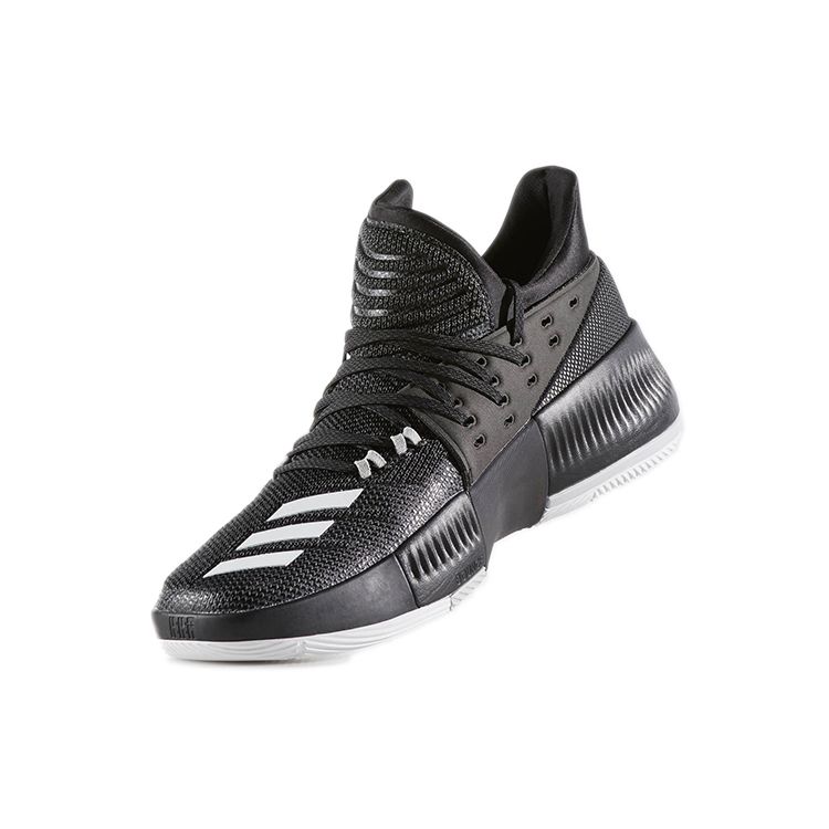Adidas D Lillard 3 Comfortable Non-Slip Durable Low-Top Basketball Shoes Men Sneakers Graphite-Black BY3196