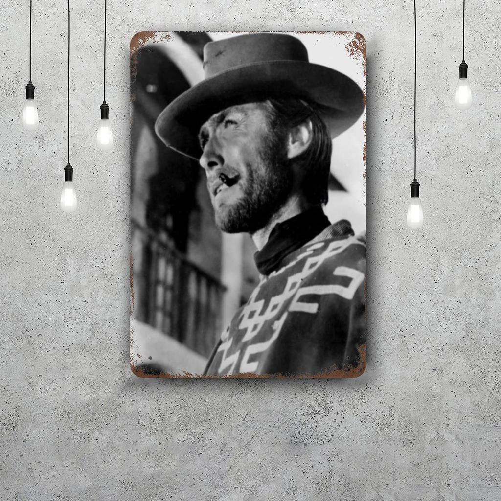 fistful of dollars Classic Poster Rusty Metal Plaque Retro Decorative Plate Bar Man Cave Garage Club Metal Sign Wall Decoration