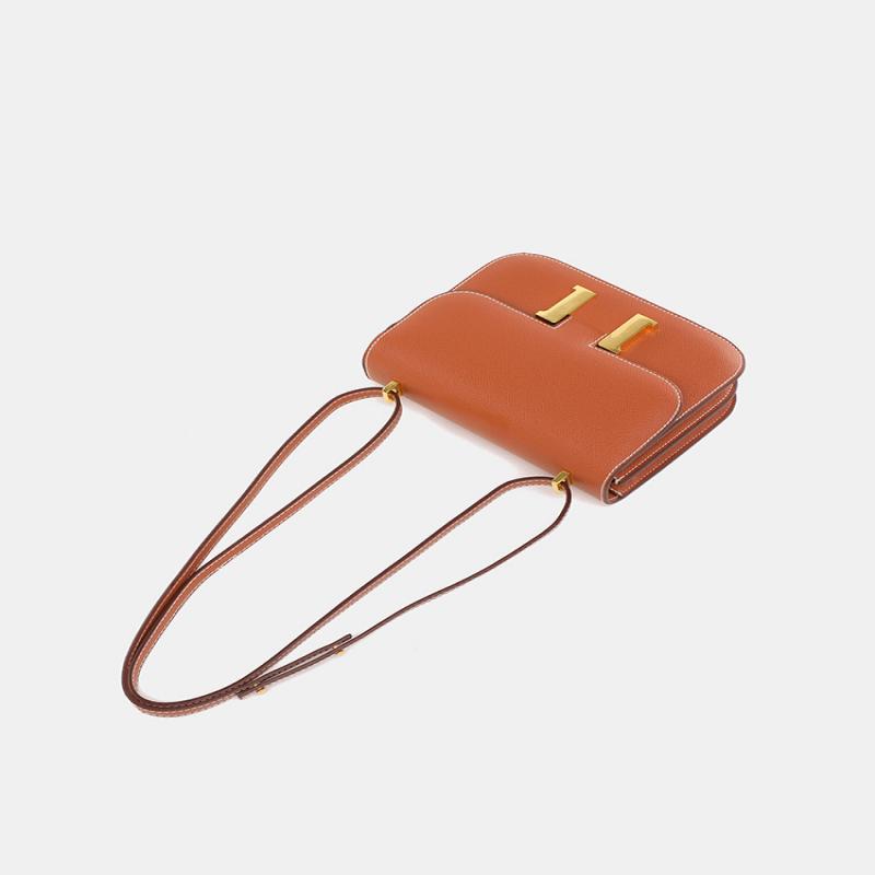 Urban Minimalistische Flugbegleiter Tasche Palmenprint Schulter Crossbody Handtasche PU Material Schnallendesign Horizontal Quadratisch Mittelgroße Damentasche