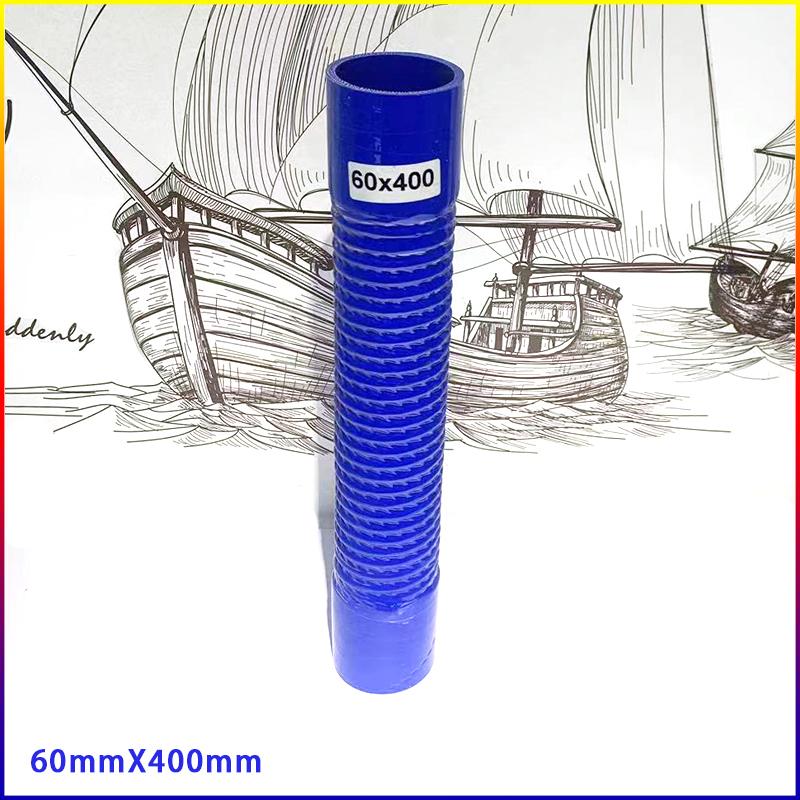 Blue Silicone Flexible Hose  ID30-100mm Length 400mm Air Intake Pipe Radiator Tube High Pressure Temperature R