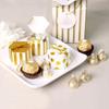 10pcs/lot Mini Gold Round Dot Striped Hexagonal Candy Box for Wedding Birthday Party Decoration Favor Gift Souvenirs PM003