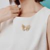 Butterfly Imitation Pearl Brooches For Women Clothing Coat Jewelry Accessries