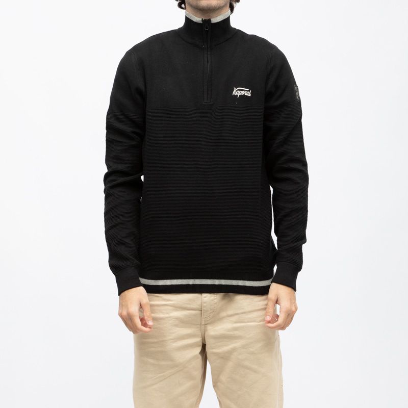 Pull demi zip edmond Homme KAPORAL