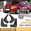 Mud Flaps For Chevrolet 11-14 MudFlaps Front Rear Fender Car