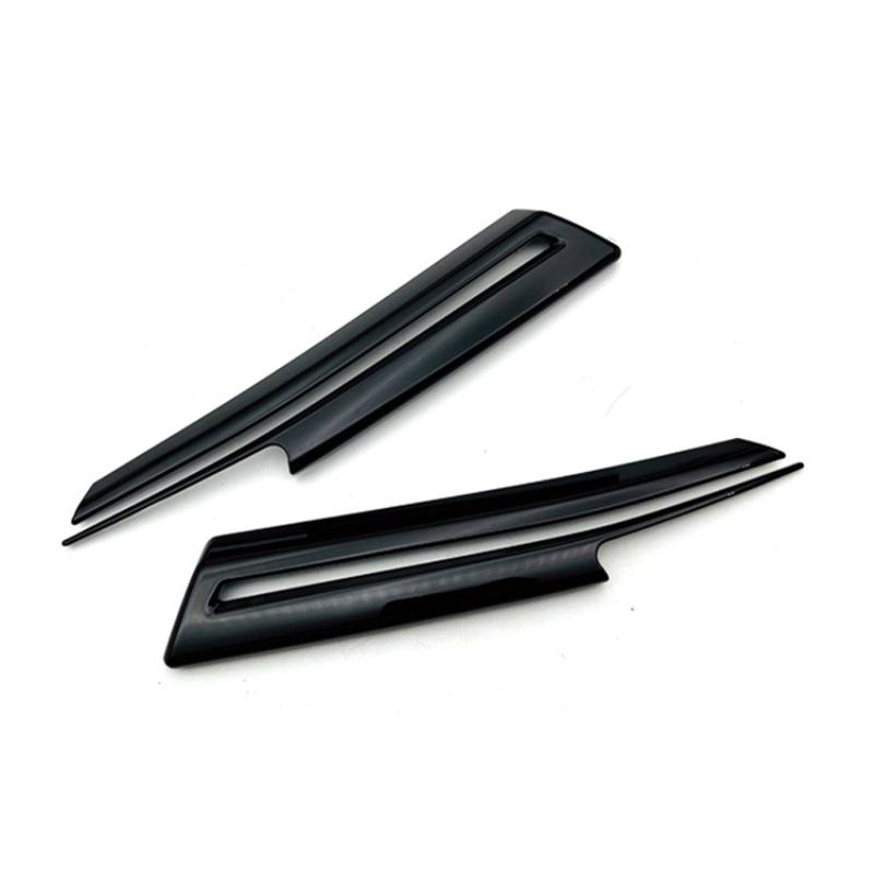 For Subaru Crosstrek XV    Black Red Car Front Hood Billet Grille Sticker Trim Garnish Strip Cover Frame Accessories