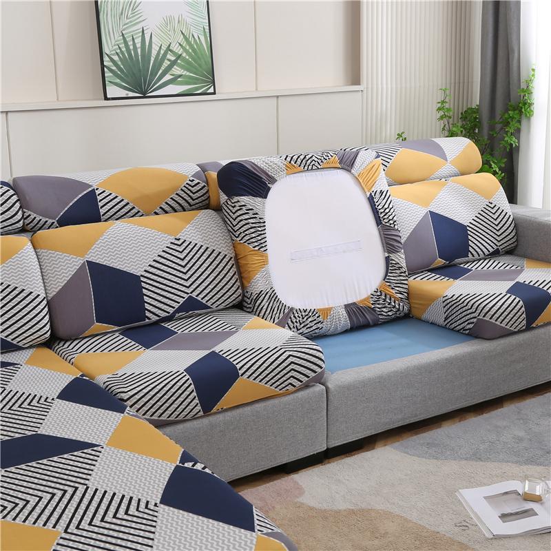 Elastic Sofa Seat Cover for Living Room Soft Couch Cover Full Wrap Backrest Cover Cushion Cover