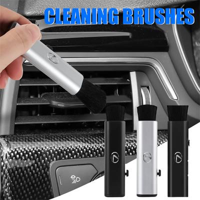 Car Dust Detailing Cleaner Retractable Conditioning Air Outlet Cleaning Soft Brush For Fsport RX330 IS250 Ct200h NX ES LS