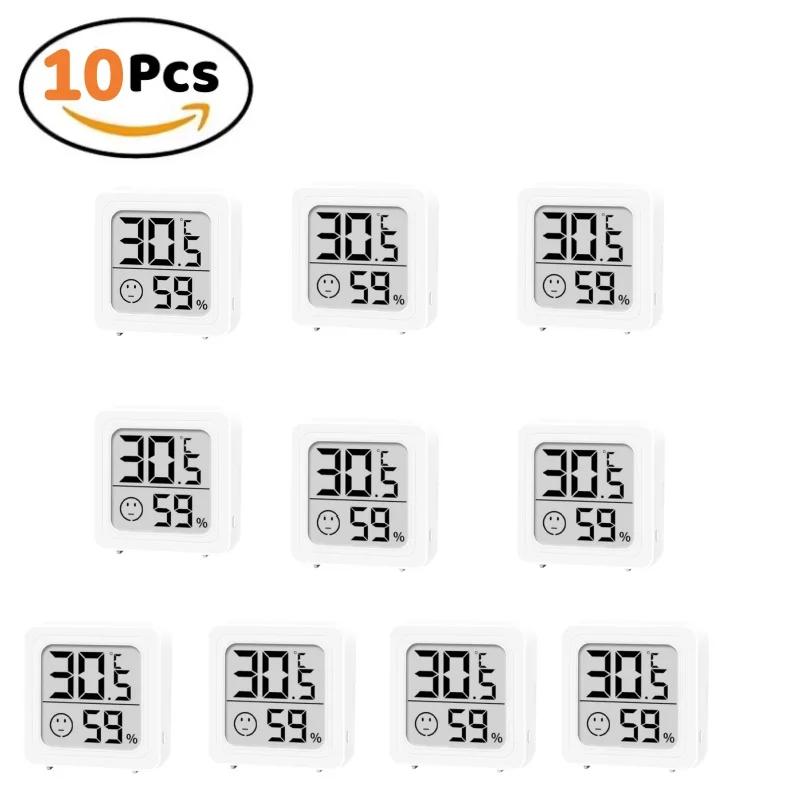 Mini Digital Hygrometer Indoor Thermometer Humidity Meter with Temperature and Humidity Monitor for Baby Room Cellar Greenhouse
