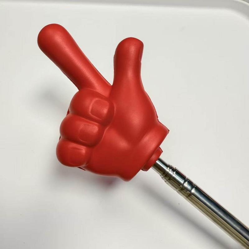 Retractable Foam Hand Gesture Pointer for Rock Paper Scissors Teaching