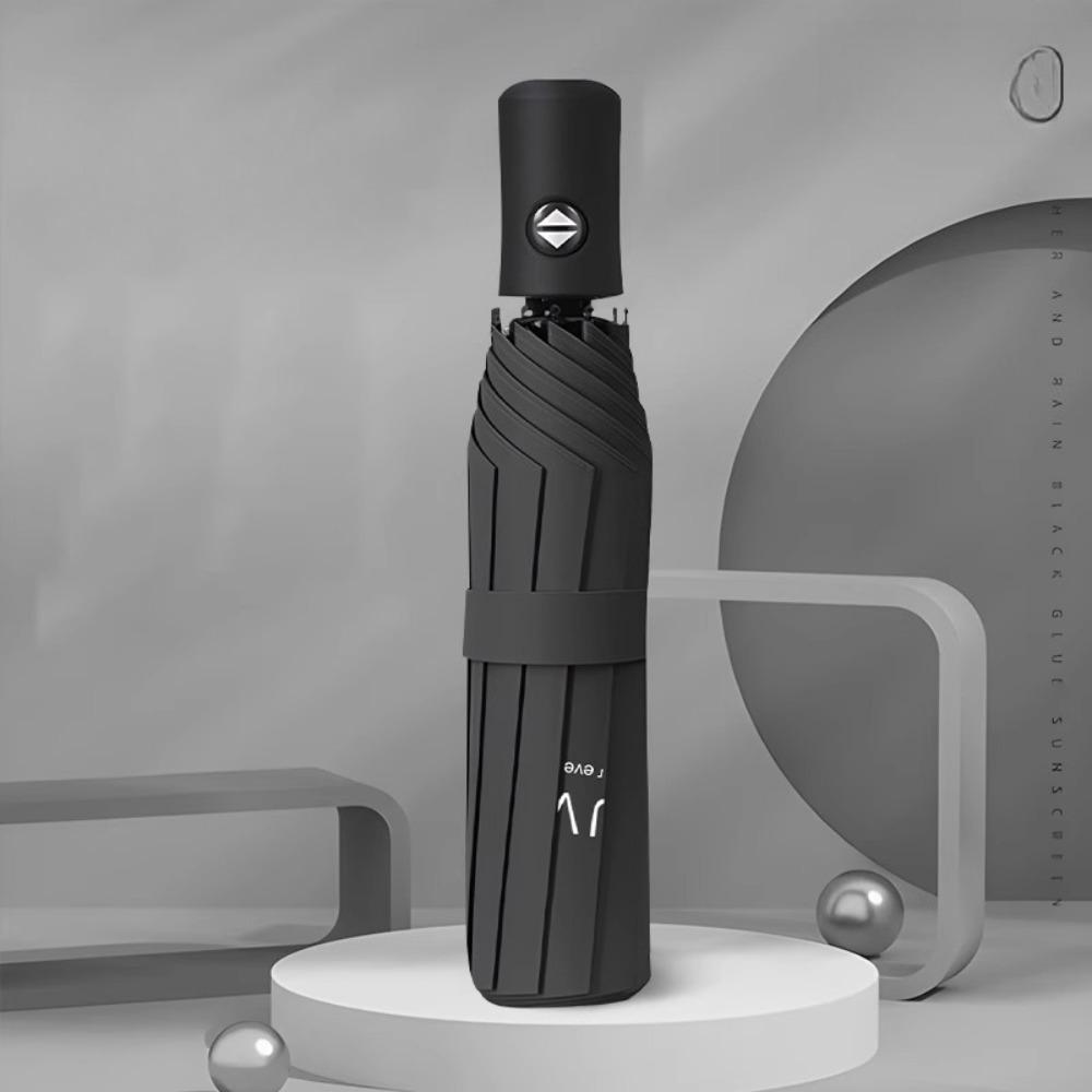 Automatic umbrella weather and rain folding parasol women vinyl sun protection UV protection student sun umbrella