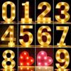 LED Letter & Number Lights: Multicolor Decorations for Birthdays, Proposals, Weddings, and Parties