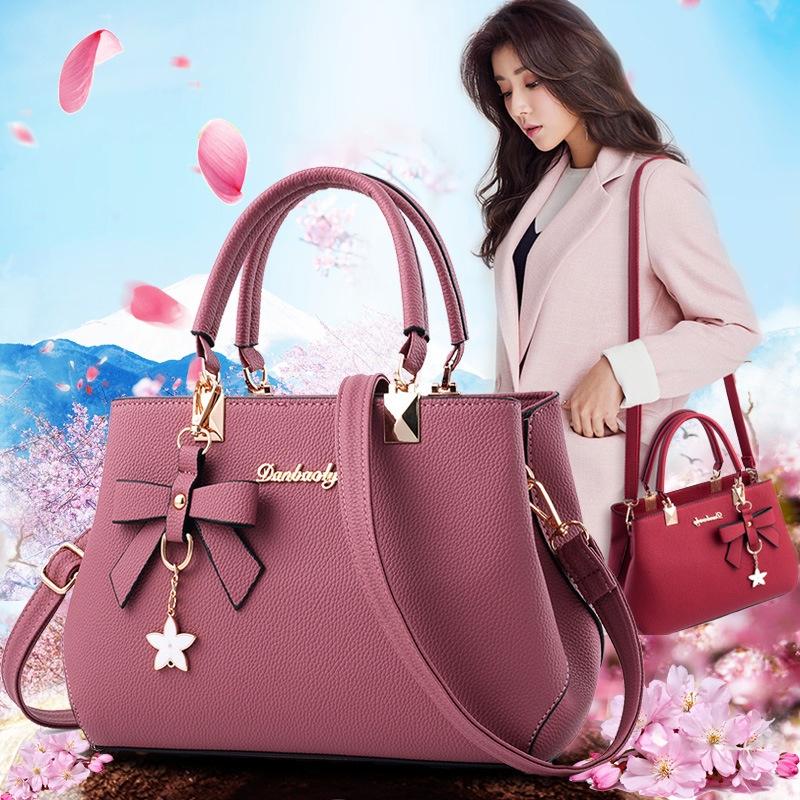 7 Colors Fashion Flowers Hand Bags Womens Totes Leather Clutch Bag Ladies Handbags LS