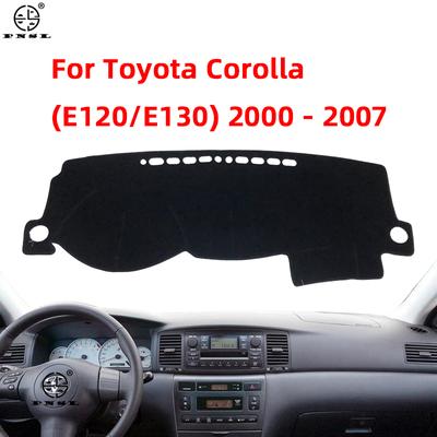 For Toyota Corolla Altis Runx Allex E120 E130 2000~2007 Dashboard Cover Pat Dash Board Mat Carpet Dashmat Car Interior Cape