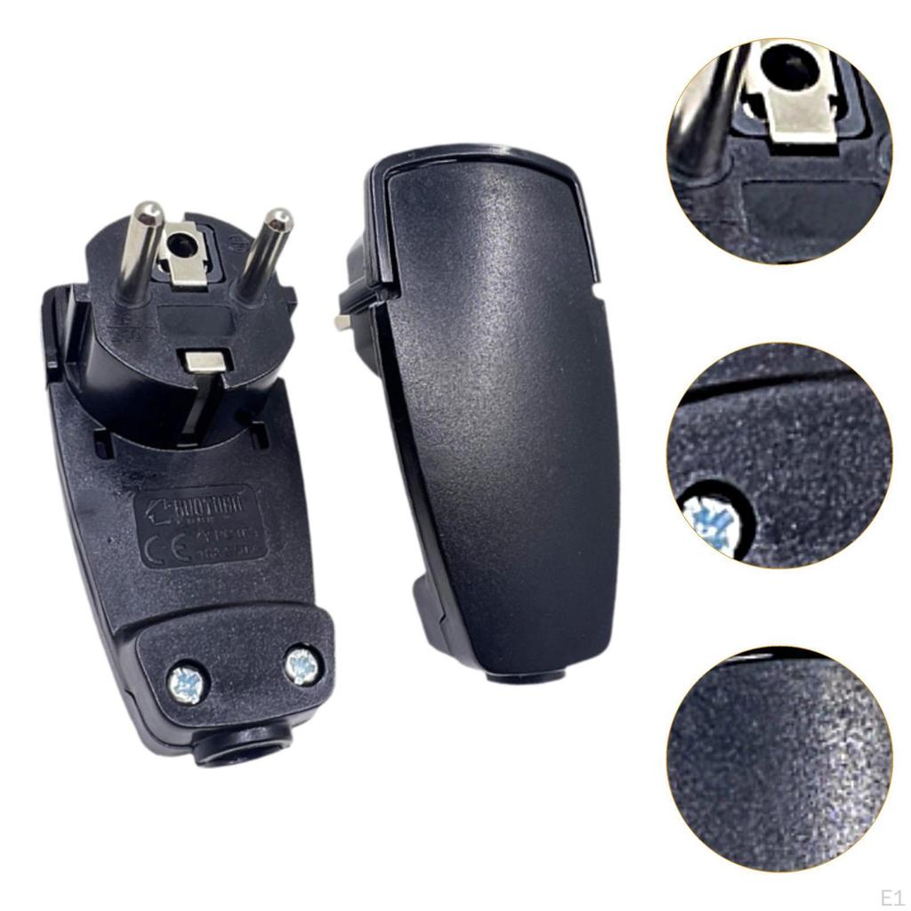 Wiederverdrahtbarer Netzstecker Frankreich Deutschland EU Elektrischer Anschluss