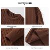 Baleno Men's Thermal Cable Knit Pullover Sweater