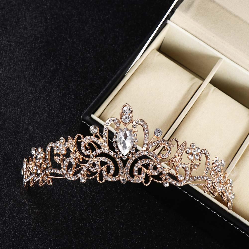 Princess Crown  Crown Wedding Jewelry Korean Style Bridal Headwear Women Tiara Bridal Crown