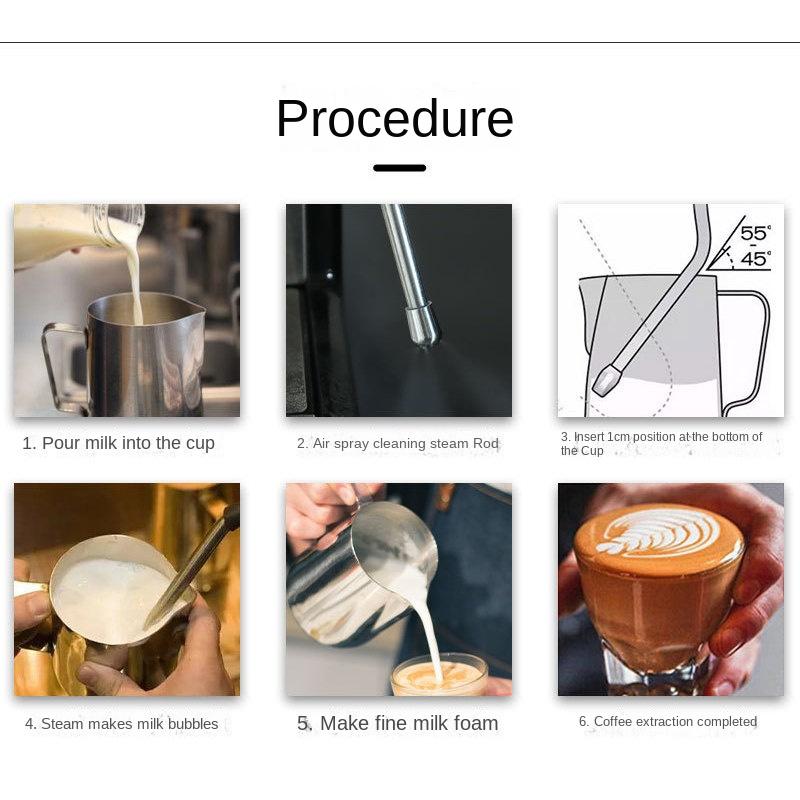 Parní tryska kávovaru,Nerezové trysky pro různé modely, 3 otvory a 4 otvory