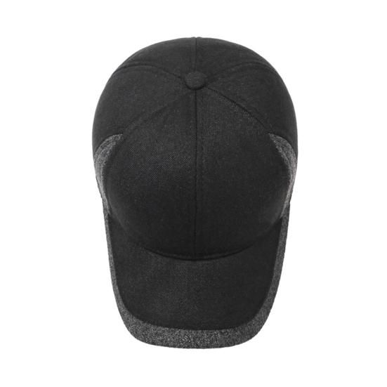 High-Density Baseball Hat Thickened Warm Windproof Cap Adjustable Ear Protection Middle-Aged Elderly Winter Hat