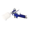 HVLP Spray Gun with Pressure Gauge 0.8mm Nozzle Low Pressure Paint Sprayer Gun 125ml Pot