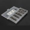 2501Pcs Anti-corrosion Wear Resistance 8 Shape Fishing Rolling Swivels Solid Ring Fishing Tackle